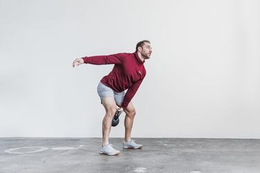 Nobull Performance Men's Hoodie Deep Red | Australia (VX1905)